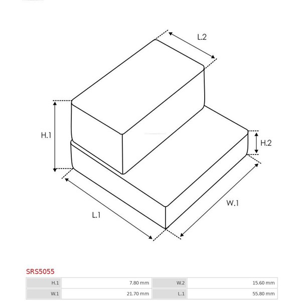 Reparationssats, Startmotor As-pl SRS5055 AS-PL