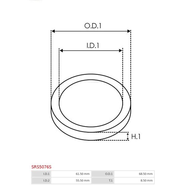 Reparationssats, Startmotor As-pl SRS5076S AS-PL Reparationssats, Startmotor As-pl SRS5076S AS-PL