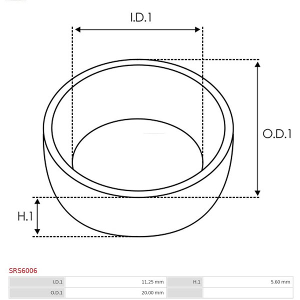Reparationssats, Startmotor As-pl SRS6006 AS-PL Reparationssats, Startmotor As-pl SRS6006 AS-PL