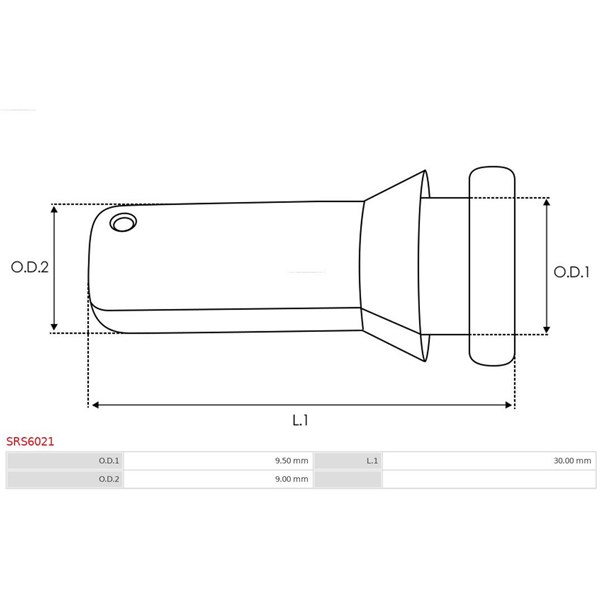 Reparationssats, Startmotor As-pl SRS6021 AS-PL