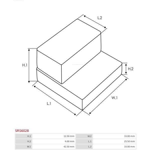 Reparationssats, Startmotor As-pl SRS6028 AS-PL Reparationssats, Startmotor As-pl SRS6028 AS-PL