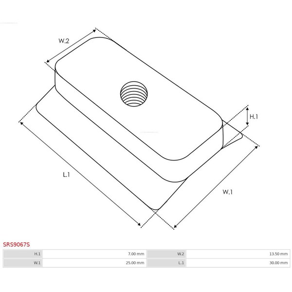 Reparationssats, Startmotor As-pl SRS9067S AS-PL