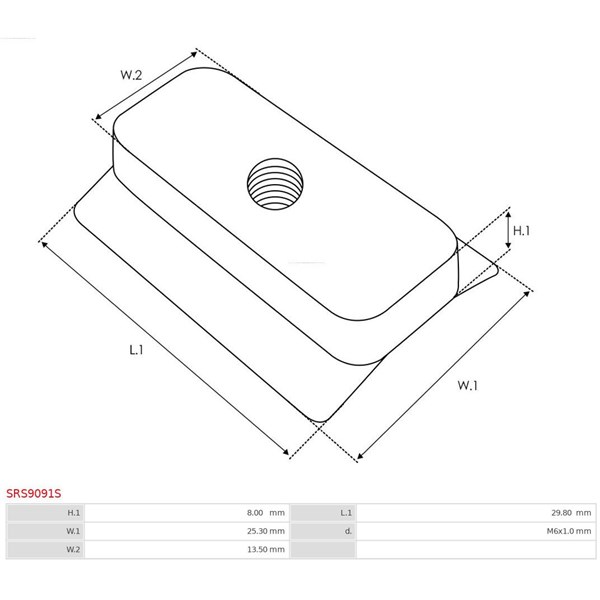Reparationssats, Startmotor As-pl SRS9091S AS-PL