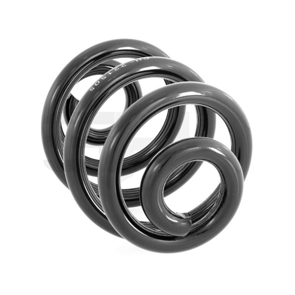 Spiralfjäder, Bakaxel, Bakaxel höger, Bakaxel vänster GH