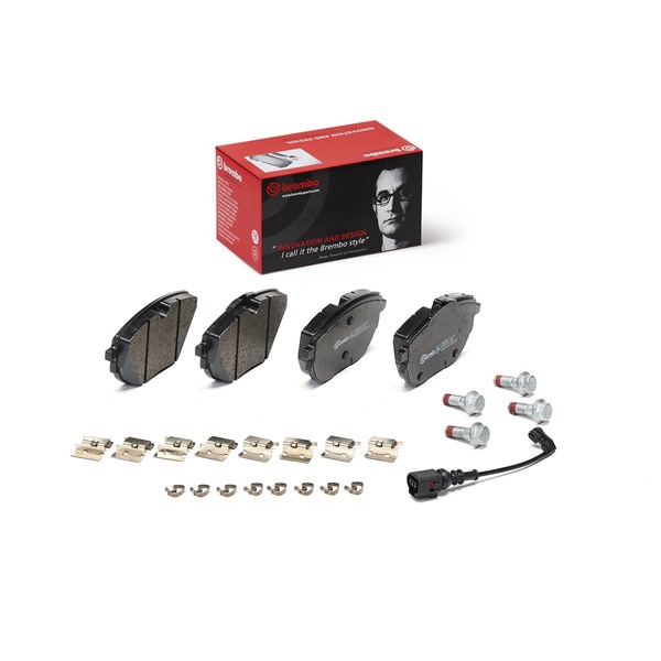 Bromsbeläggsats, Framaxel Brembo P 85 187 BREMBO