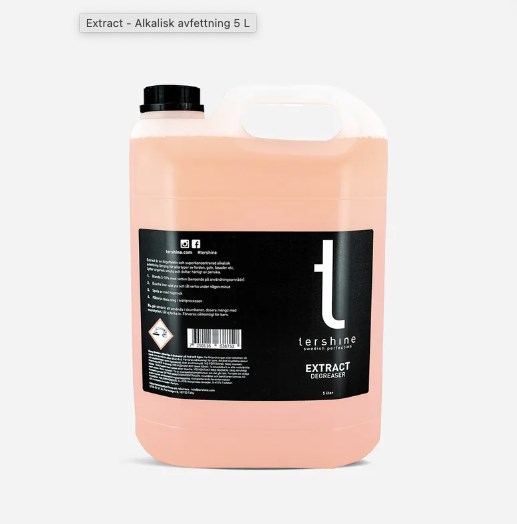 Avfettning  Extract - Degreaser - 5 L, Universal Tershine TS9903 Tershine
