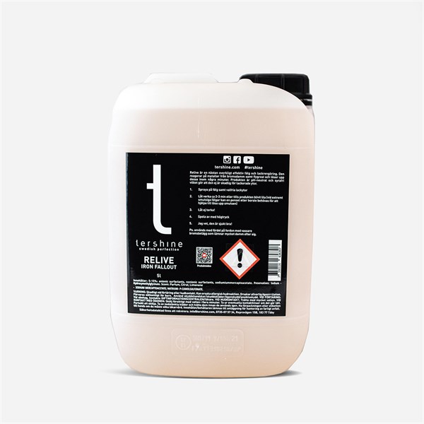 Flygrostlösare Tershine Relive - Iron Fallout, 5 L, Universal Tershine