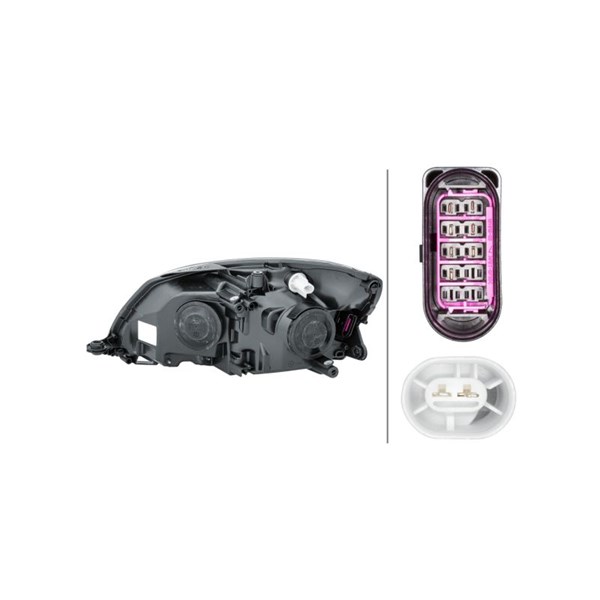 Strålkastare 12V, Höger Hella 1EL 010 417-381 HELLA Strålkastare 12V, Höger Hella 1EL 010 417-381 HELLA
