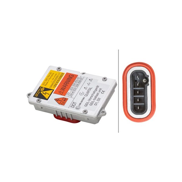 Förkopplad gasutledningslampa 12V Hella 5DV 008 855-017 HELLA