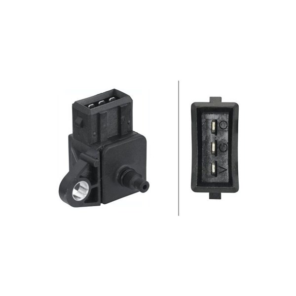 Sensor, insugstryck 5V Hella 6PP 009 400-321 HELLA