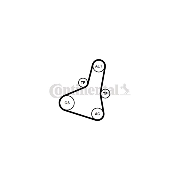 Drivremsats Contitech 6PK1004 EXTRA K1 CONTITECH