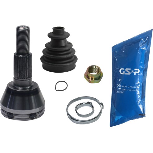 Drivknut, Bakaxel, På hjulsidan, Bakaxel höger, Bakaxel vänster