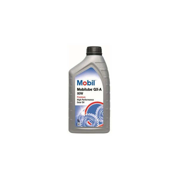 Växellådeolja MOBILUBE GX-A 80W, 1L, Bakaxel, Framaxel MOBIL
