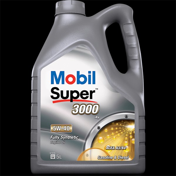 Motorolja Mobil Super 3000 X1 5W-40 A3/B4, 5l MOBIL