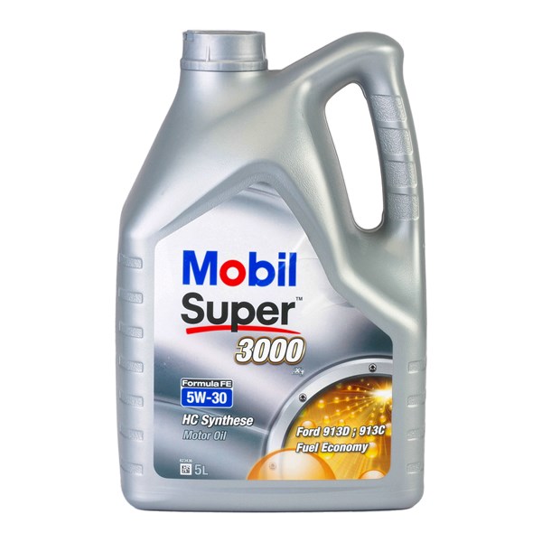 Motorolja Mobil Super 3000 X1 Formula FE 5W-30 A5/B5, 5l MOBIL