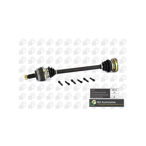 Drivaxel, Bakaxel höger Bga DS0900R BGA