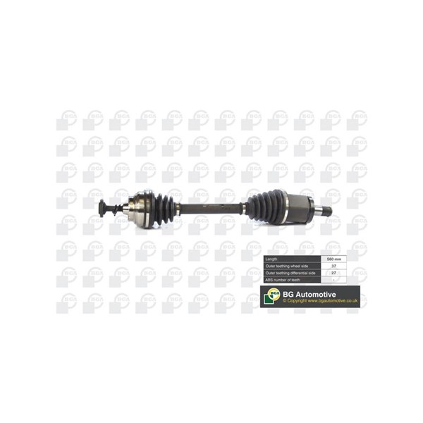 Drivaxel, framaxel vänster Bga DS0903L BGA