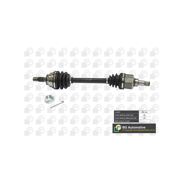 Drivaxel, framaxel vänster Bga DS1408L BGA