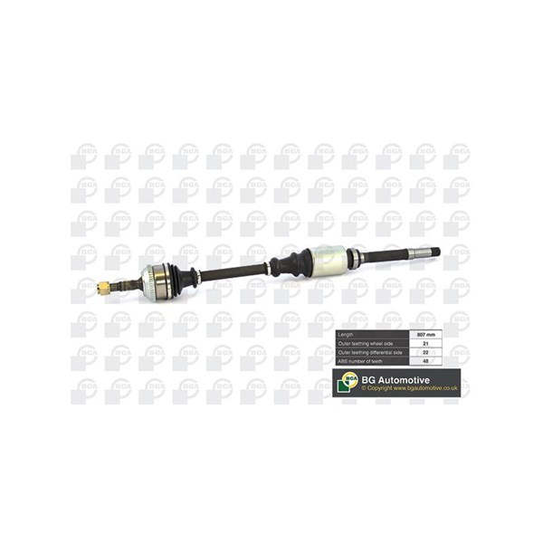 Drivaxel, framaxel höger Bga DS1416RA BGA Drivaxel, framaxel höger Bga DS1416RA BGA