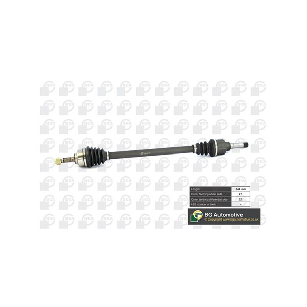 Drivaxel, framaxel höger Bga DS1420R BGA
