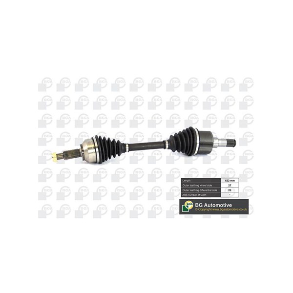 Drivaxel, framaxel vänster Bga DS2303L BGA