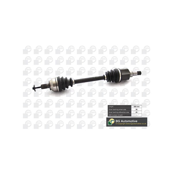 Drivaxel, framaxel vänster Bga DS2321L BGA