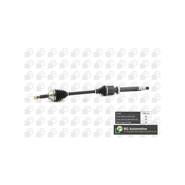 Drivaxel, framaxel höger Bga DS2326R BGA