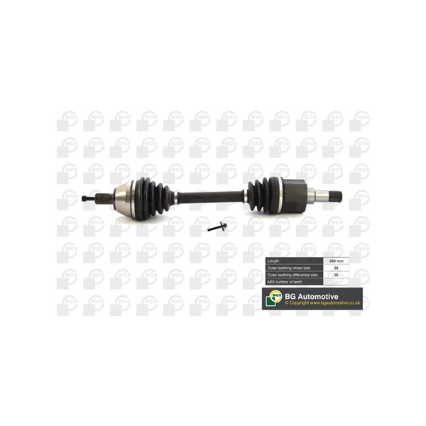 Drivaxel, framaxel vänster Bga DS2327L BGA