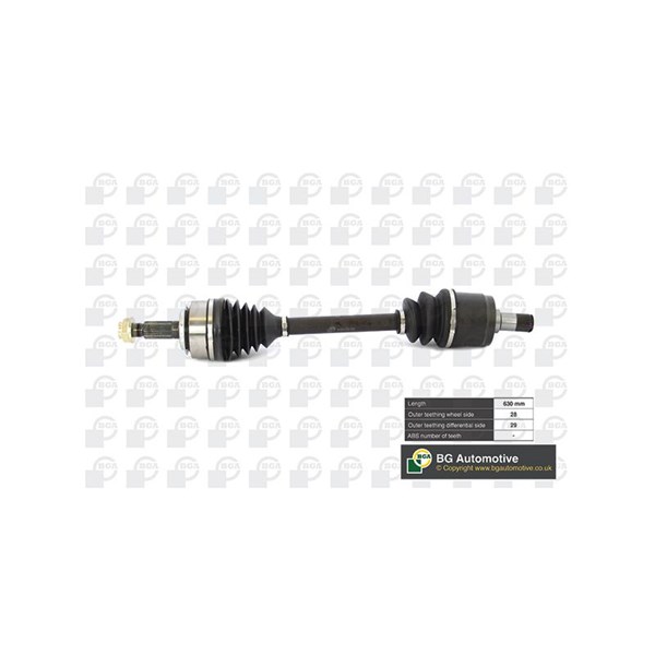 Drivaxel Honda Cr-v II, framaxel vänster Bga DS2519L BGA