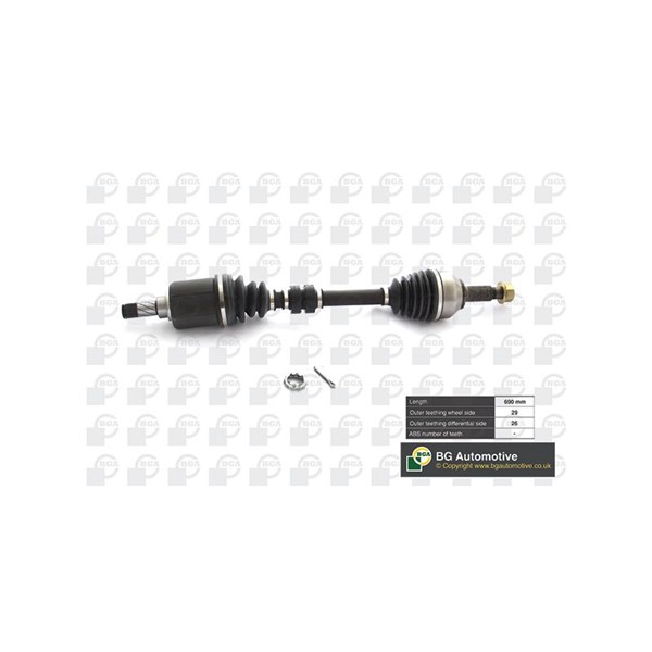 Drivaxel Nissan Qashqai / Qashqai +2 I (j10, Nj10, Jj10e), framax BGA