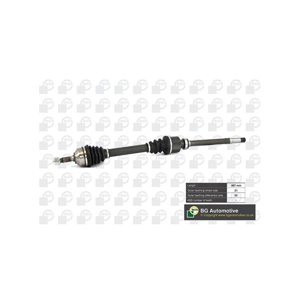 Drivaxel, framaxel höger Bga DS6714R BGA