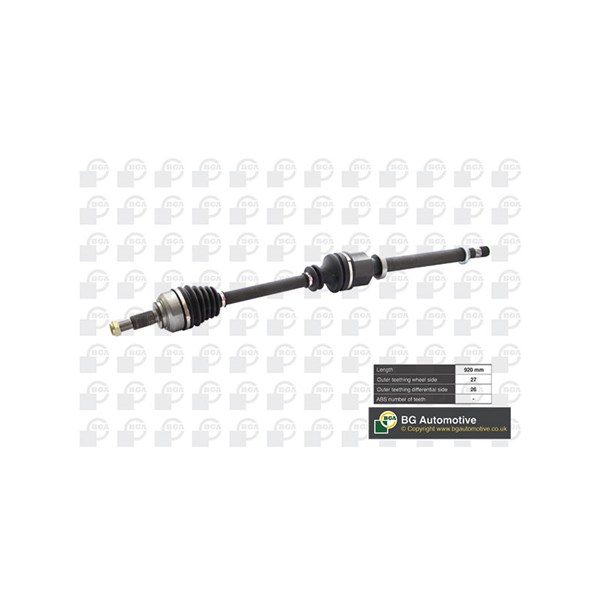 Drivaxel, framaxel höger Bga DS7354R BGA
