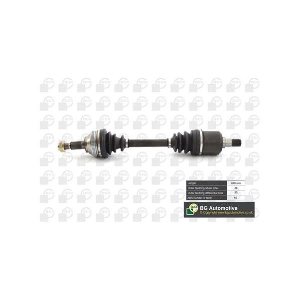 Drivaxel, framaxel höger, framaxel vänster Bga DS7503A BGA