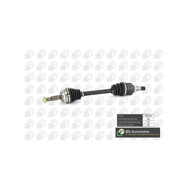 Drivaxel, framaxel vänster Bga DS7610L BGA