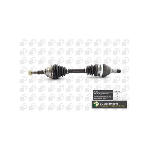 Drivaxel, framaxel vänster Bga DS9505L BGA