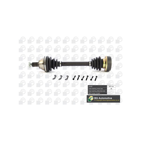 Drivaxel, framaxel vänster Bga DS9627L BGA