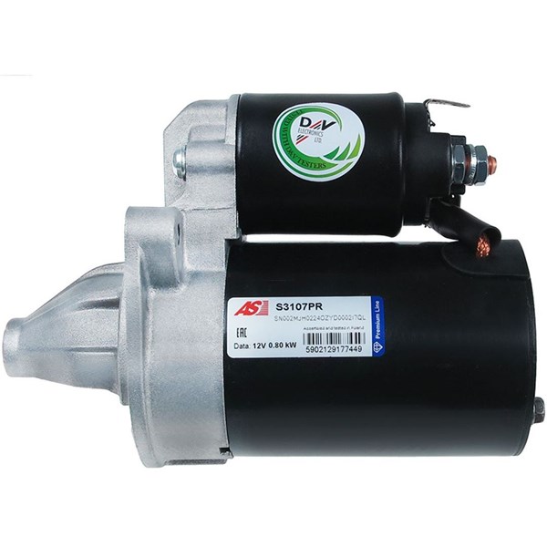 Startmotor 12V As-pl S3107PR AS-PL