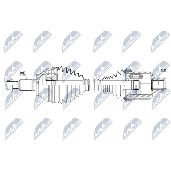 Drivaxel, Framaxel Nty NPW-CH-153 NTY
