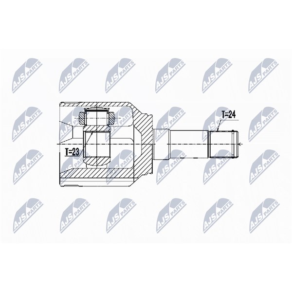 Drivknut, framaxel vänster Nty NPW-FT-072 NTY Drivknut, framaxel vänster Nty NPW-FT-072 NTY