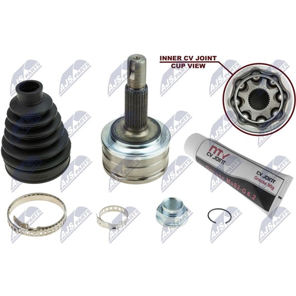 Drivknut, framaxel höger, framaxel vänster Nty NPZ-TY-105 NTY Drivknut, framaxel höger, framaxel vänster Nty NPZ-TY-105 NTY