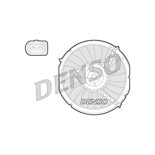 Fläkt, kylare 12V Denso DER02003 DENSO