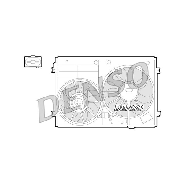 Fläkt, kylare 12V Denso DER32012 DENSO