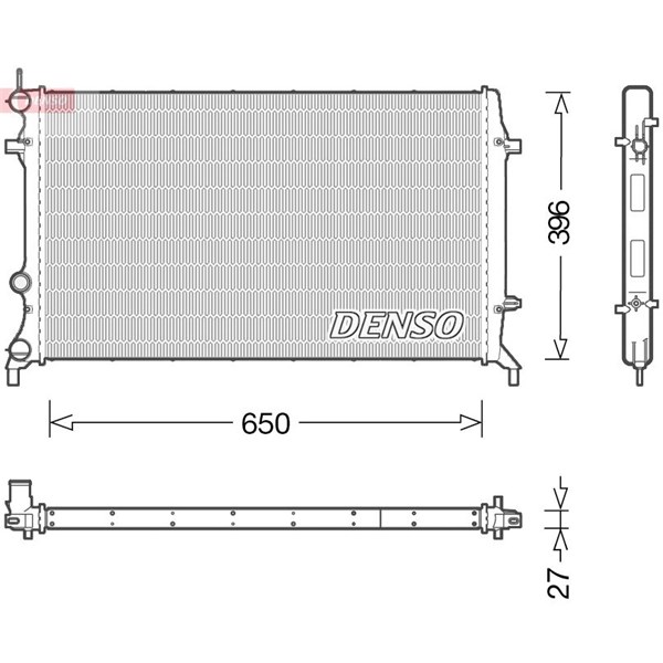 Kylare, motorkylning Denso DRM32043 DENSO
