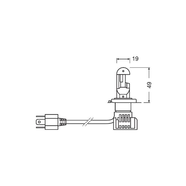 Glödlampa Osram Night Breaker H4-LED 12V Osram 64193DWNB OSRAM