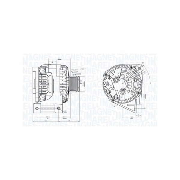 Generator 12V 120A Magneti marelli 063731439010 MAGNETI MARELLI
