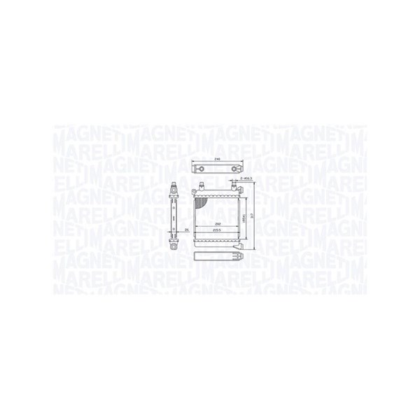 Kylare, motorkylning Magneti marelli 350213214500 MAGNETI MARELLI