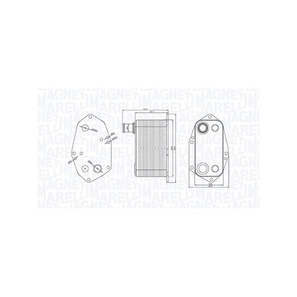 Oljekylare, motor Magneti marelli 350300000200 MAGNETI MARELLI