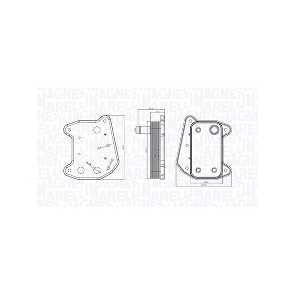 Oljekylare, motor Magneti marelli 350300001700 MAGNETI MARELLI