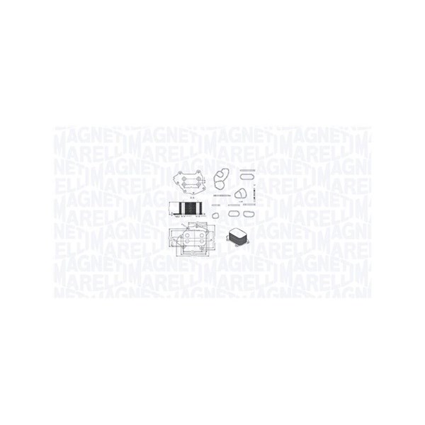 Oljekylare, motor Magneti marelli 350300002400 MAGNETI MARELLI