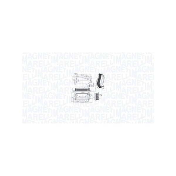 Oljekylare, motor Magneti marelli 350300003000 MAGNETI MARELLI